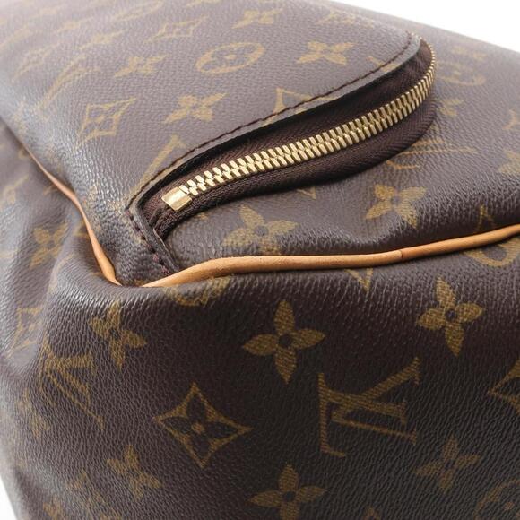 LOUIS VUITTON Brown Monogram Leather Boston Bag - Picture 9 of 10